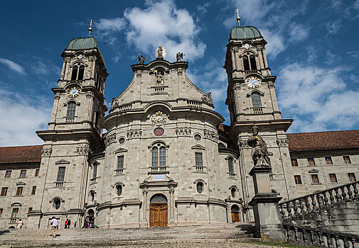 教堂,施维茨,瑞士,欧洲