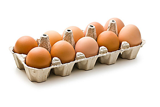褐色,蛋,鸡蛋格