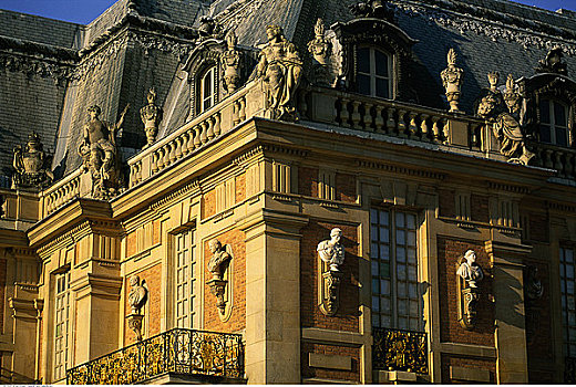 特写,建筑,凡尔赛宫,法国