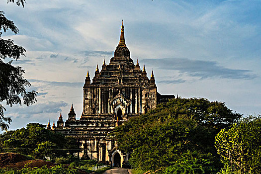 庙宇,蒲甘,曼德勒,区域,缅甸,大幅,尺寸