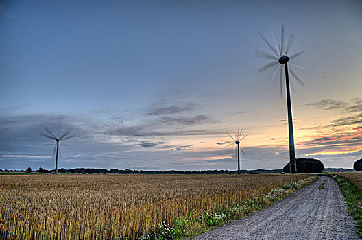风轮机,瑞典,欧洲