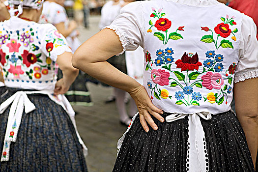 女人,传统,巴伐利亚,连衣裙