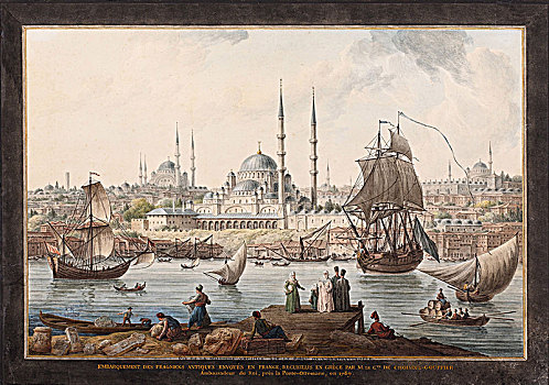 港口,伊斯坦布尔,一半,艺术家