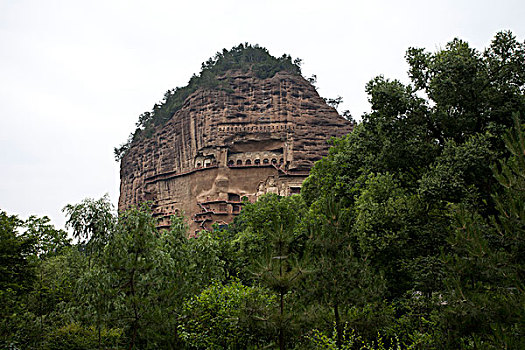 麦积山,石窟,天水,建筑,雕塑,佛像,造型,艺术,瑰宝,民族,文化,历史,宗教,佛教