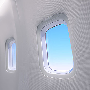 飞机,看穿,窗户