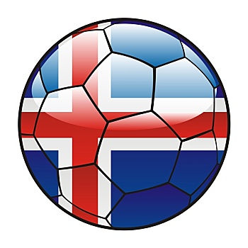 冰岛,旗帜,足球
