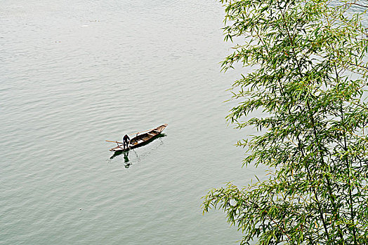 山水画廊,新安江,江河,油菜花