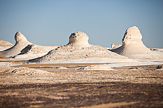 岩石构造,白沙漠,西部沙漠,埃及