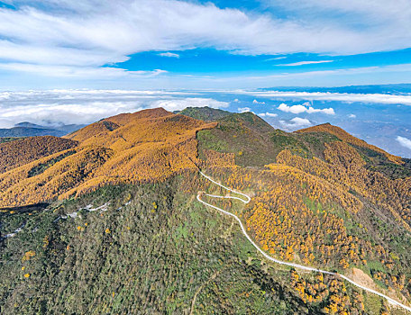 重庆巫山,深秋的梨子坪