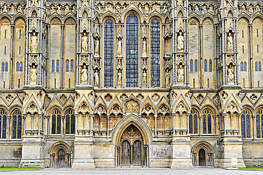 西部,建筑,大教堂,1260年,索美塞特县,英格兰,英国,欧洲