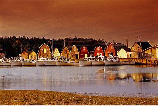 渔船,皇后县,加拿大