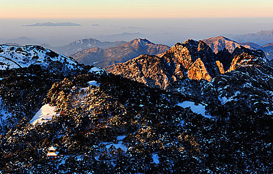 黄山雪景