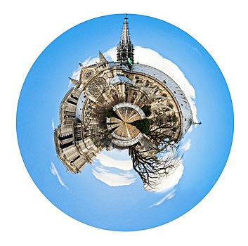 球体,风景,大教堂,巴黎