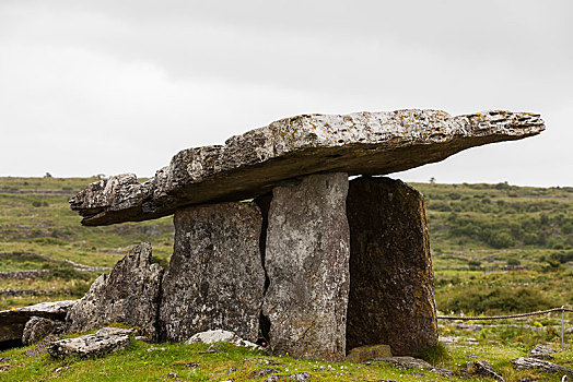 巨石墓,布伦,国家公园,克雷尔县,爱尔兰,欧洲
