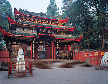 廟宇,峨嵋,四川