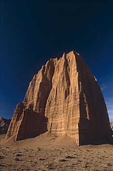 太阳神殿,礁石,国家公园,犹他,美国