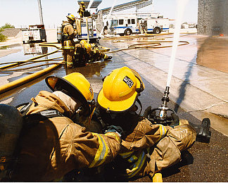 消防训练图片