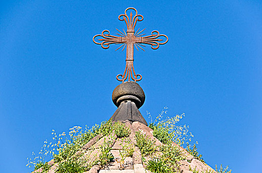 十字架,屋顶,联合国文化遗产,亚美尼亚,中东