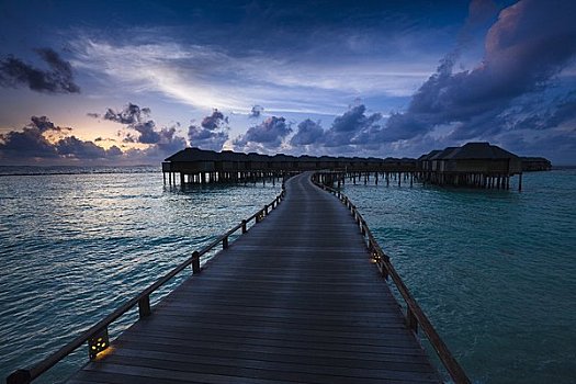 海滨别墅,环礁,马尔代夫