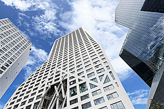 仰视,写字楼,户外