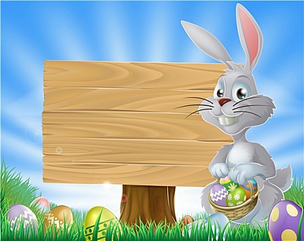 复活节彩蛋,兔子,标识