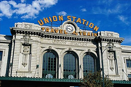 联盟火车站,丹佛,科罗拉多,美国