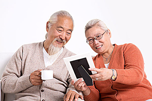 老年人夫妇的幸福生活