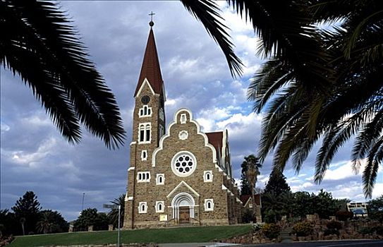教堂,温得和克,纳米比亚,非洲