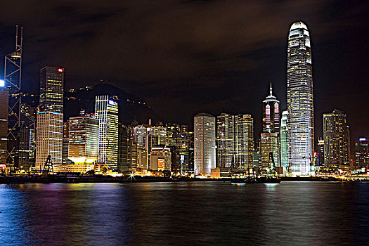 中心,天际线,湾仔,香港