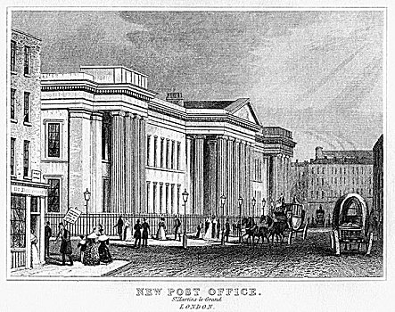 新,邮局,伦敦,19世纪