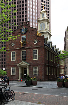 美国,马萨诸塞,波士顿,州议会大厦,old,state,house
