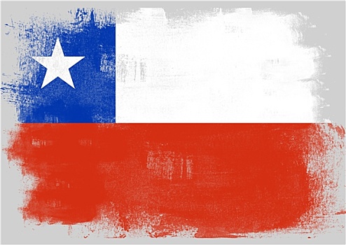 旗帜,智利,涂绘,画刷