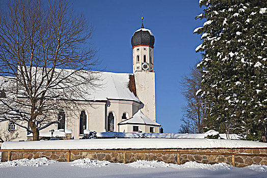 教堂,坏,上巴伐利亚,巴伐利亚,德国