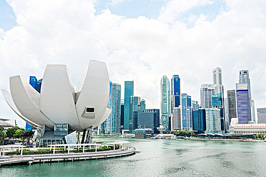 现代建筑,靠近,雕塑,香港