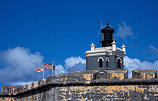 波多黎各,老,圣胡安,莫罗城堡,要塞