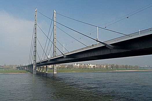 桥,杜塞尔多夫,北方,德国,欧洲