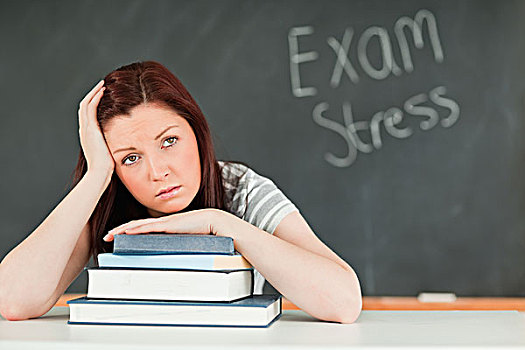 学生,压力,考试