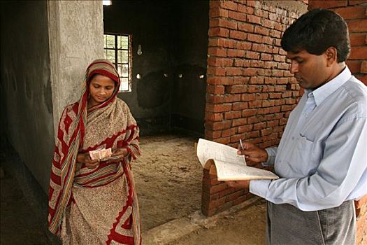 孟加拉,女人,住房,贷款