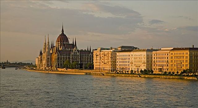 风景,多瑙河,政府建筑,布达佩斯,匈牙利,东南欧,欧洲