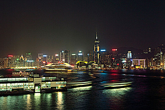 船只,星,渡轮,维多利亚港,香港