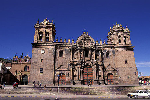 秘鲁,库斯科市,大广场,大教堂