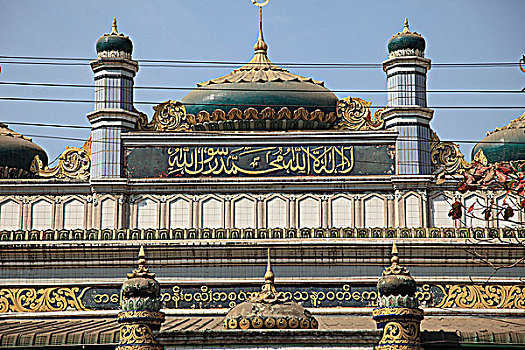缅甸,曼德勒,清真寺