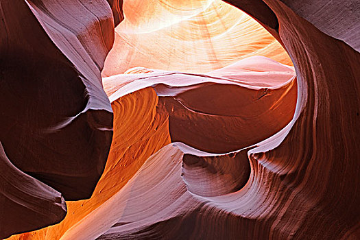 岩石构造,彩色,质地,羚羊,投币孔,峡谷,亚利桑那,美国