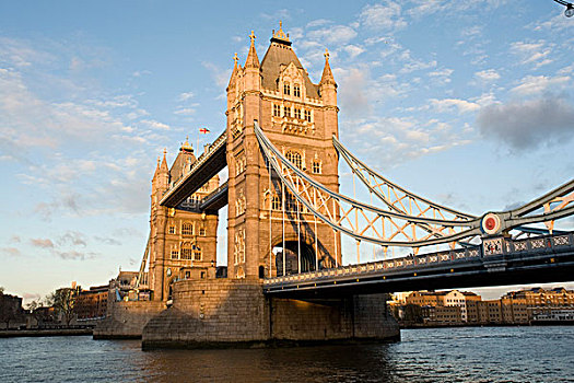 塔,桥,上方,河,泰晤士河,伦敦,英格兰,英国,欧洲