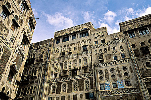 也门,老城,建筑