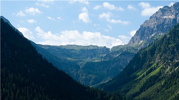 山谷,阿尔卑斯山