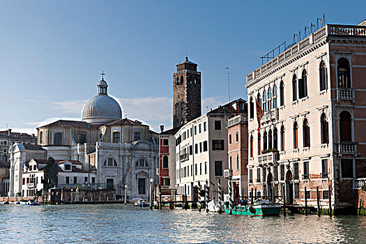 教堂,大运河,威尼斯,威尼托,意大利,南欧