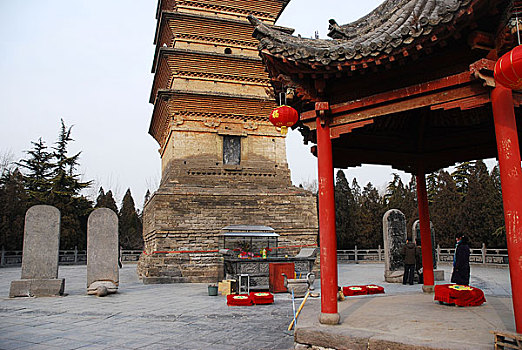 河南洛阳白马寺齐雲栽塔院