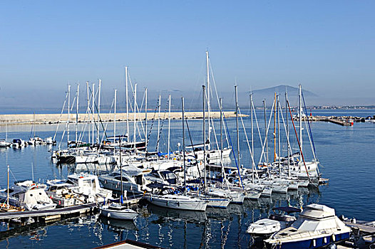 码头,阿尔盖罗,塞萨里省,北方,萨丁尼亚,意大利,欧洲