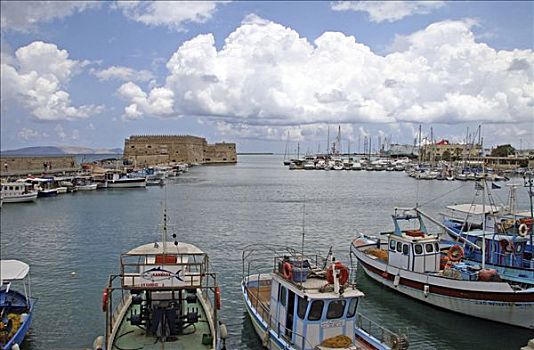 港口,伊拉克利翁,克里特岛,希腊